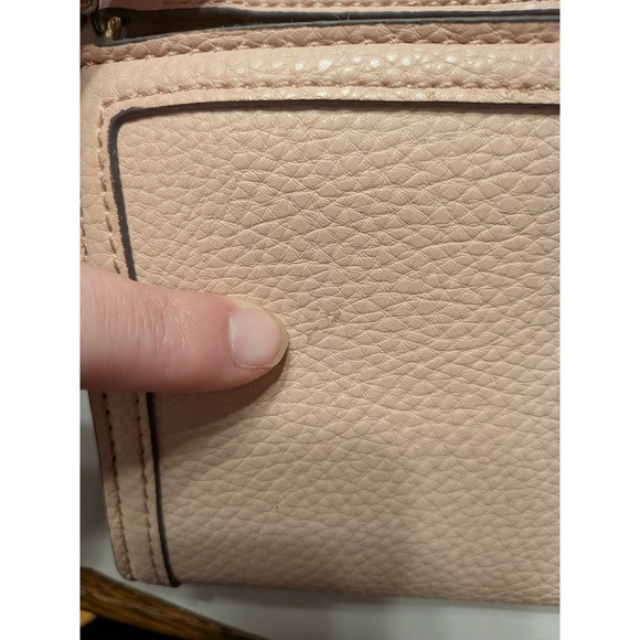 KROSSLON Rose Gold Textured Clutch Wallet Wristlet Card Holder Organizer - Picture 15 of 16